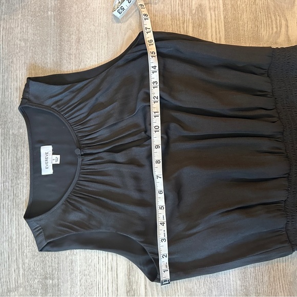 Evereve Black Tiered Maxi Dress Small - Picture 10 of 12